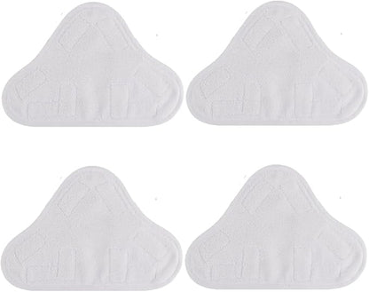Sgizoku Microfiber Steam Mop Pad Replacement Compatible with H2O H20 Mop X5 Steam Steam Cleaners Washable & Reusable - 4 Pack