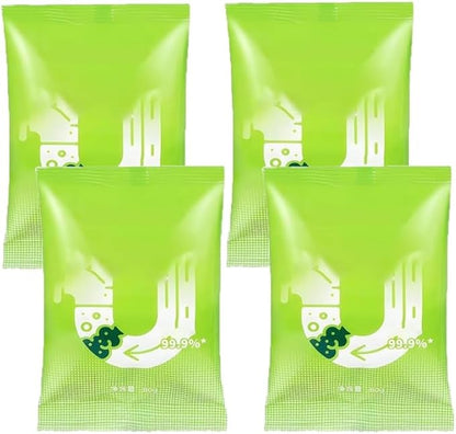 Powerful Pipeline Dredging Powder, Powerful Sink And Drain Cleaner Powder, Drain Clog Remover Agent, Drains Cleaner and Deodorizer, Multi-Purpose Pipe Cleaner for Kitchen Bathroom Toilet (4)