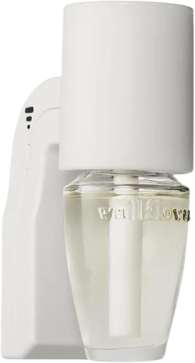 Bath & Body Works Wallflowers Fragrance Plug, White Scent Control, Plug-In Air Freshener Device with 3 Intensity Levels for Bedrooms, Bathrooms & Living Spaces - 1 Pack