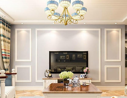 Peel and Stick Flexible Wall Molding Trim Self Adhesive Decorative Strips, DIY 3D Ceiling Trim for Home Décor on Cabinet Door Mirror Frame, 1.3in(W)× 16ft(L), Black