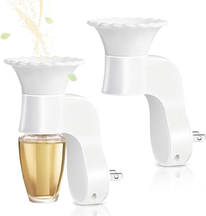 SCENTORINI Wall Fragrance Plug in, WallFlower Plug in Compatible with Bath and Body Works WallFlower Refills, ETL Certified, Essential Oil Diffuser Plugin for Home, Room, Office, 2 Pack