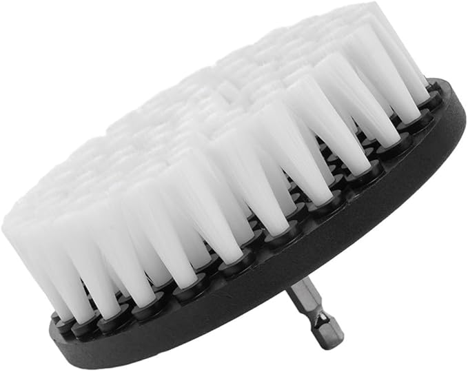 Inch Soft Bristle Electric Drill Brush Cleaner Attachment for Carpet, Rug, Leather Upholstery, Sofa, Chair, and Furniture Cleaning — Compatible with All