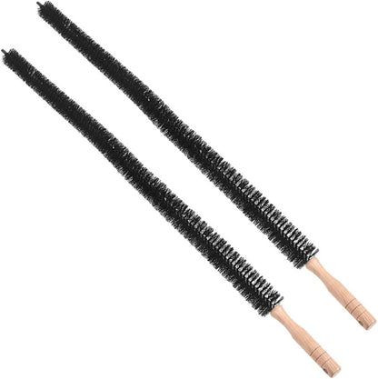 Ipetboom 2pcs Flexible Dryer Vent Cleaning Brush Set with Long Handle for Washing Machine Drum and Drain Pipes, Multipurpose Lint and Pipe Cleaner Tools for Home Use