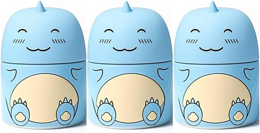 3 PCS Cute Dinosaur-Shaped Toilet Bowl Cleaner Bottle, Automatic Bathroom Toilet Tank Cleaner with Ocean Scent,Septic Toilet Bowl Tablets in Bottles, Automatic Long-Lasting Toilet Cleaner Bottle
