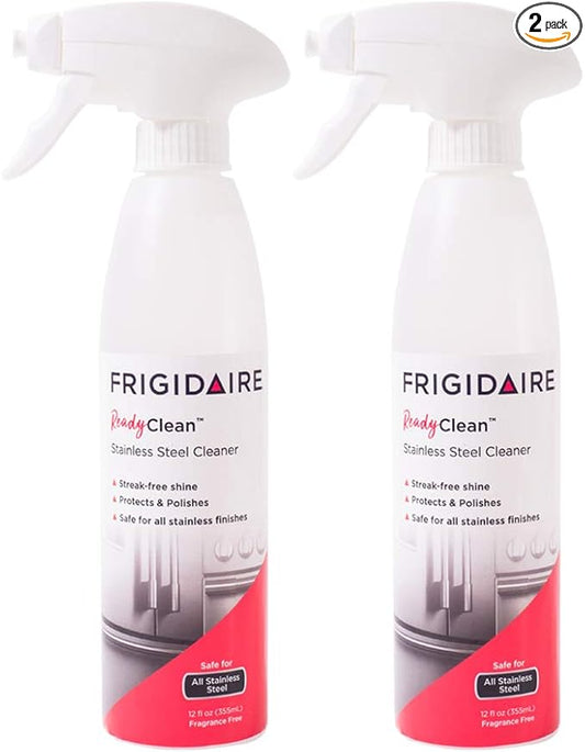 Frigidaire 10FFSSCL02 Ready Clean Stainless Steel Cleaner, 12 Ounces, 2-Pack