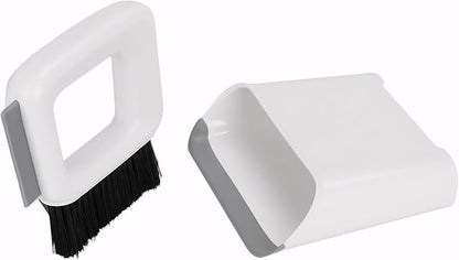 Mini Dustpan and Brush Wisp Broom and Dustpan Portable Handheld for Keyboard Bedroom Bathroom Kitchen Counter Camping Tent BBQ Table Pet(1 Set)