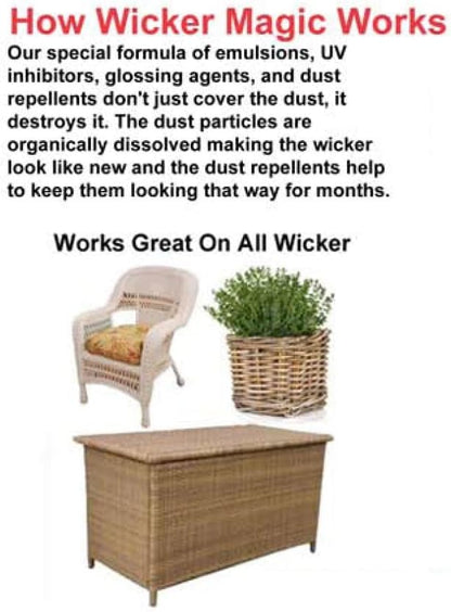 SCREEN MAGIC WM32T Wicker Magic Cleaner Trigger Sprayer 2 Pack