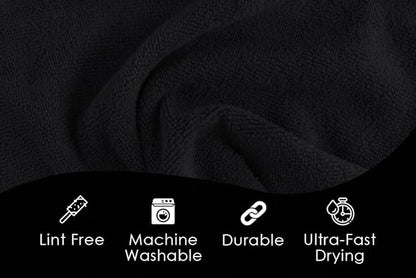 Avalon Towels Microfiber Cleaning Cloths (Value Pack of 48) - Size 16 x 16 Inches, Highly Absorbent Cleaning Rags, Lint Free, Reusable and Washable, Microfiber Towels for Cars