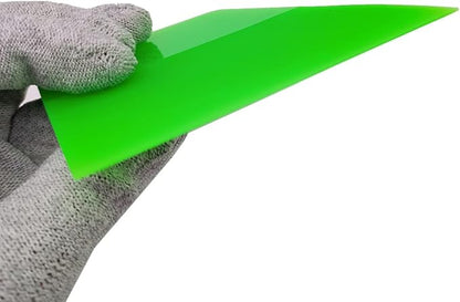 PPF Squeegee Anti-Scratch Soft TPU Vinyl Small Tint Scraper Water Blade for Paint Protection Film,Vinyl Wrap/Window Tint Tools, Mirror/Window/Household Cleaning (Green)