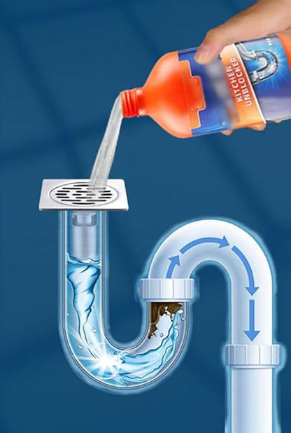 Pipe Cleaner, Kitchen Unblocker, Pipeline Dredging Agent, Foaming Lemon Drain Cleaner, Powerful Pipe Cleaning Agent,Drain Clog Remover Toilet Sink Clean (1PC)