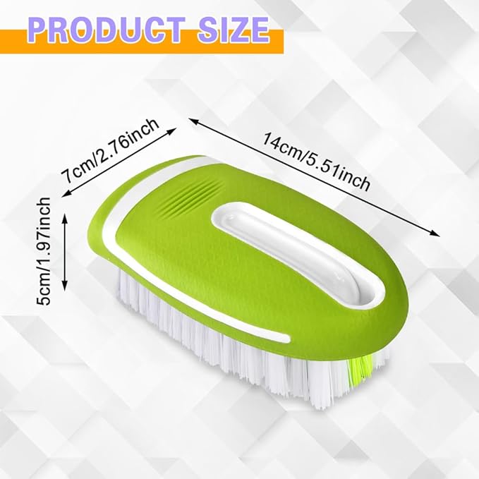 Carpet and Upholstery Cleaning Brush, Household Hard Bristle Brush, Car Plastic Gap Cleaning Brush, Universal Auto Detailing Brush for Car Interior Seat, Clothes and Sofa Cleaning