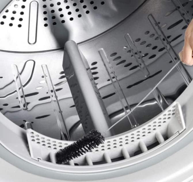 MaximalPower Clothes Dryer Lint Vent Exhaust Trap Cleaner Brush - Lint Remover with Long Coil Brush for Dryer, Fridge (1 Pack)