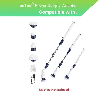 Replacement Charger Compatible with Casabella 8501010 Spin Scrubber 7.4V 2000mAh Battery DC8.4V Power Supply Adapter Cord Cable