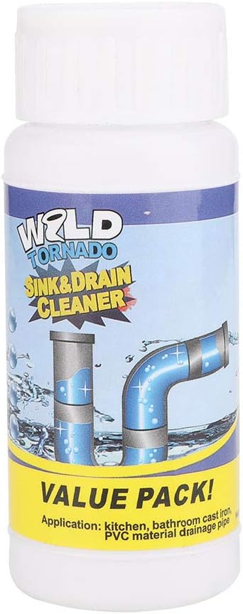 Drain Cleaner Agents Powerful Foaming Deodorizes Clogged Pipes Toilet Cleaner Strengthfully Sink and Dredge Deodorant Powder Agent for Kitchen Dredging