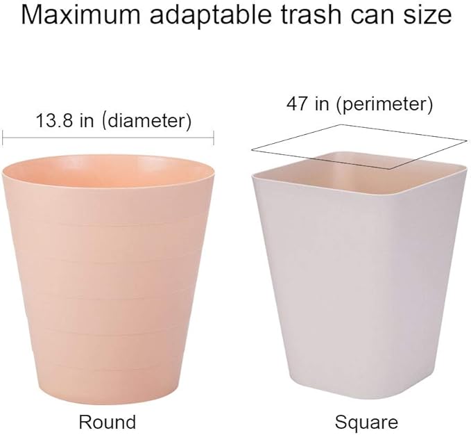 8 Gallon Drawstring Trash Bags-0.79 Mil Ultra Strong Medium Trash Can Liners for Kitchen/Office, Unscented White Garbage Bags, 60 Count
