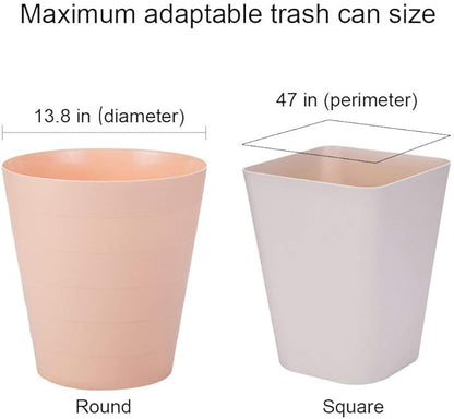 8 Gallon Drawstring Trash Bags-0.79 Mil Ultra Strong Medium Trash Can Liners for Kitchen/Office, Unscented White Garbage Bags, 60 Count