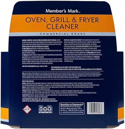 2 Pack Value Pack Oven, Grill and Fryer Cleaner (32 oz, 3 pk.) Total 6 Pack (192 oz)