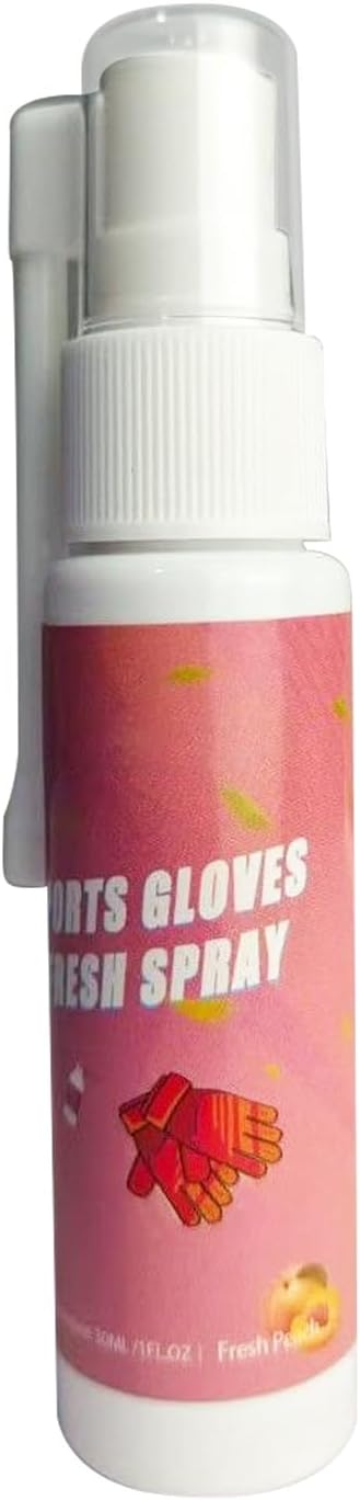 Boxing Glove Deodorizer 30ml, Gym Bag Freshener Spray for Work Boots, Athletic Gear, Gloves, Clothes, Helmets, Shoes, Hockey Equipment, Sports Use