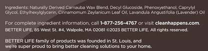 Better Life Natural Wood Polish, Cinnamon and Lavender, 16 Ounce, 24195