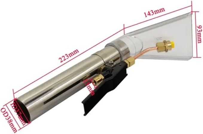 1PCS Sofa Curtain Carpet & Upholstery Wand Cleaning Wands Wet Dry Vacuum Cleaner Brush Head Floor Nozzle Suction Head(Metal)