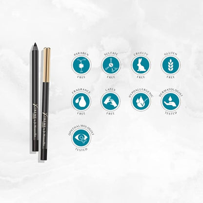 Xtreme Lashes GlideLiner Long Lasting Eye Pencil with Sharpener, Truffle, 0.04 Oz, Waterproof Makeup, Gel Formula, Blendable, Smudge, Fade, & Sweat Proof