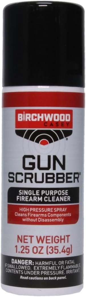 Birchwood Casey Gun Scrubber Single Purpose Gun Cleaner/Degreaser, Aerosol Spray for Gun Cleaning Without Disassembly