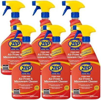 Zep Home Pro Fume-Free Oven, Air Fryer, & Microwave Cleaner - 24 Fl. Oz. (Case of 6) - R49306 - Eliminates tough grease, grime, and food residue without any harsh fume