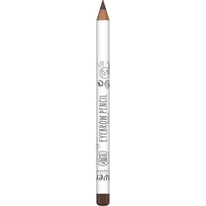 lavera Eyebrow Pencil -Brown 01 - natural cosmetics - For defined eyebrows - Free from silicones - free from mineral oil - Vegan - jojoba oil & shea butter - 0.4 Fl Oz
