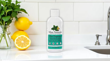 Natural Garbage Disposal Cleaner & Deodorizer – USDA Organic Peppermint Oil Formula That Helps Refresh Sink & Drain Pipes, 12 oz – Made in USA