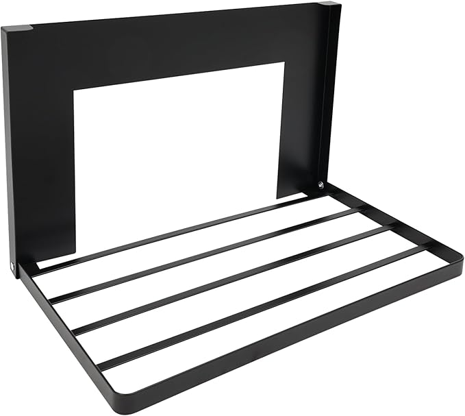 Magnetic Folding Shelf for Clothes and Towels,Clothes Drying Rack, Space-Saving Magnet Shelf Mount on Washing Machine/Fridge,Folding Rack for Laundry Room