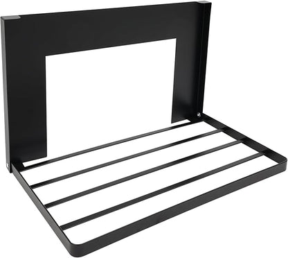 Magnetic Folding Shelf for Clothes and Towels,Clothes Drying Rack, Space-Saving Magnet Shelf Mount on Washing Machine/Fridge,Folding Rack for Laundry Room