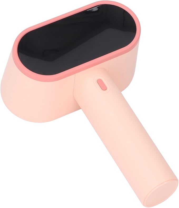 Electric Fabric Shaver Electric Lint Remover Fabric Shaver Dual Heads 4 Speeds 12 Blades Rechargeable Large Fuzz Remover for Clothes Couch Furniture Black (Pink)