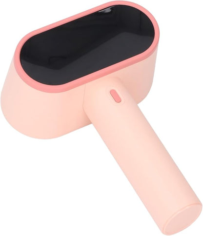 Electric Fabric Shaver Electric Lint Remover Fabric Shaver Dual Heads 4 Speeds 12 Blades Rechargeable Large Fuzz Remover for Clothes Couch Furniture Black (Pink)