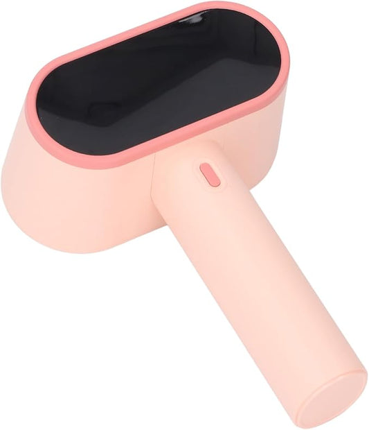 Electric Fabric Shaver Electric Lint Remover Fabric Shaver Dual Heads 4 Speeds 12 Blades Rechargeable Large Fuzz Remover for Clothes Couch Furniture Black (Pink)