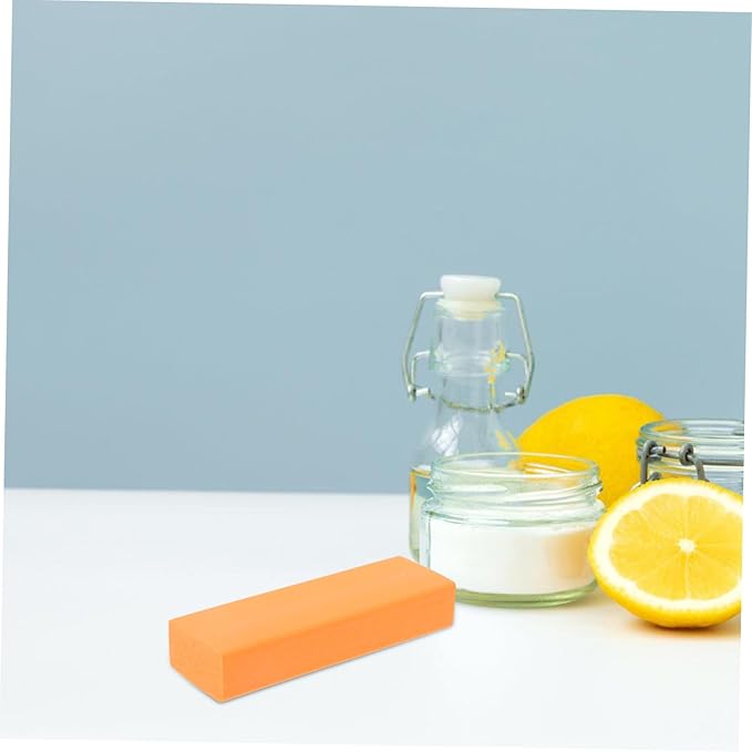 Rubber Stainless Steel Decontamination Eraser for Rust Removal Limescale Cleaner for Kitchen and Bathroom Safe and Lightweight Multi-Purpose Cleaning Tool for Pots and Pans