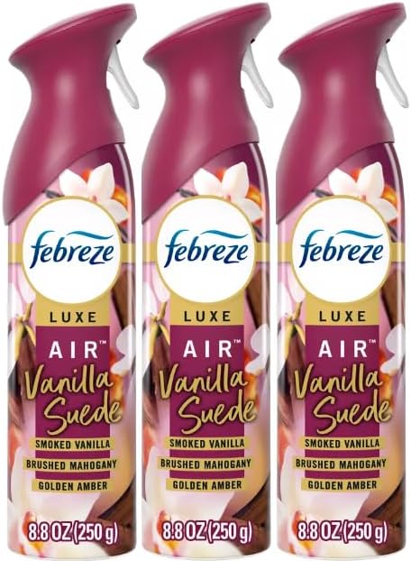 F.e.br.e.z.e Luxe Air Mist- 8.8oz 3ct (Vanilla Suede)