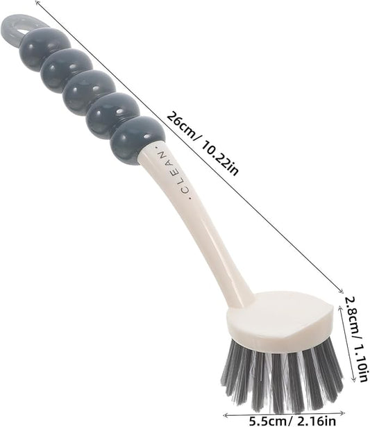 Hemoton Kitchen Dish Brush with Long Handle and Soft Bristles for Effective Sink Cleaning and Pot Scrubbing Dishwashing Brush for Household Kitchen Use