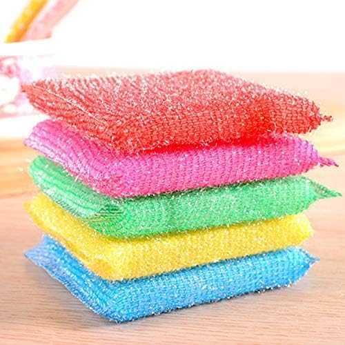 Multi-Purpose Scouring Pads by Scrub-It/Non- Scratch Cleaning for Pots, Pans, Dishes, Utensils & Non-Stick Cookware - Sponge Use for Kitchen, Bathroom (24)