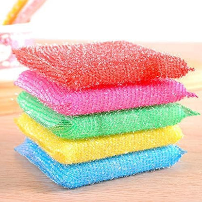 Multi-Purpose Scouring Pads by Scrub-It/Non- Scratch Cleaning for Pots, Pans, Dishes, Utensils & Non-Stick Cookware - Sponge Use for Kitchen, Bathroom (24)