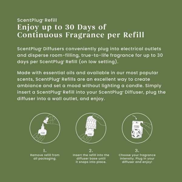 Yankee Candle Balsam & Cedar ScentPlug Refills (Pack of 6)