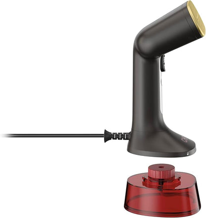 CHI Handheld Garment Steamer for Clothes, 2 Continuous Steam Modes, Full-Size 300 ml Capacity Water Tank, Ergonomic Handle, Vacation Essentials, 1600 Watts, 10’ Cord, Red (11590) (Pack of 2)