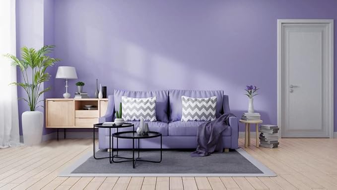 197"x17.7" Purple Peel and Stick Wallpaper Solid Color Wall Paper Contact Paper Self-Adhesive Removable Wallpaper for Wall Cabinet Covering Vinyl Rolls