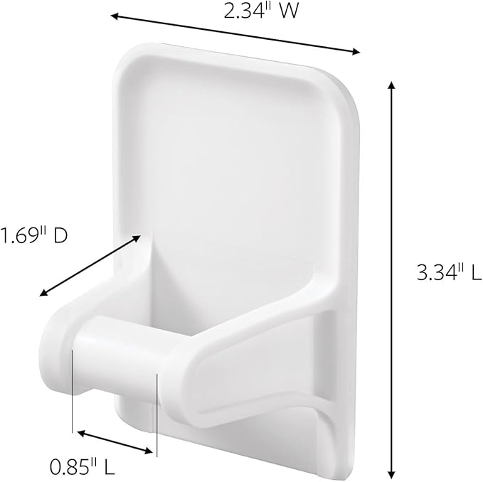 Command Spray Bottle Hangers, Holds up to 32 fl oz, 2 Hangers with 4 Strips, Damage-Free Spray Bottle Holder Wall Mount to Cabinet, Kitchen, or Under Sink