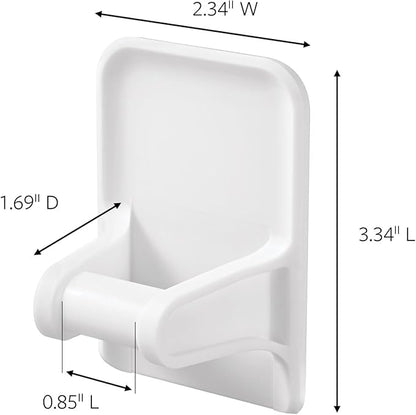 Command Spray Bottle Hangers, Holds up to 32 fl oz, 2 Hangers with 4 Strips, Damage-Free Spray Bottle Holder Wall Mount to Cabinet, Kitchen, or Under Sink