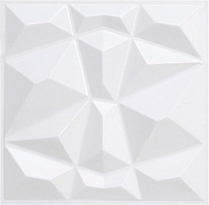 Decorative 3D PVC Wall Panels - Peel & Stick, Waterproof, Lightweight - Perfect for Accent Walls & DIY Projects - 9.8x9.8 Inches (33-Pack)