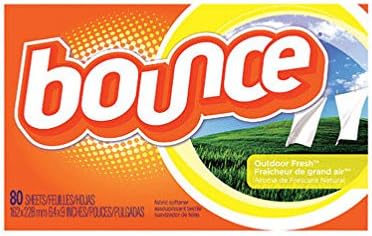 Bounce 80068 Outdoor Fresh Scent Fabric Softener Sheets 80 Count