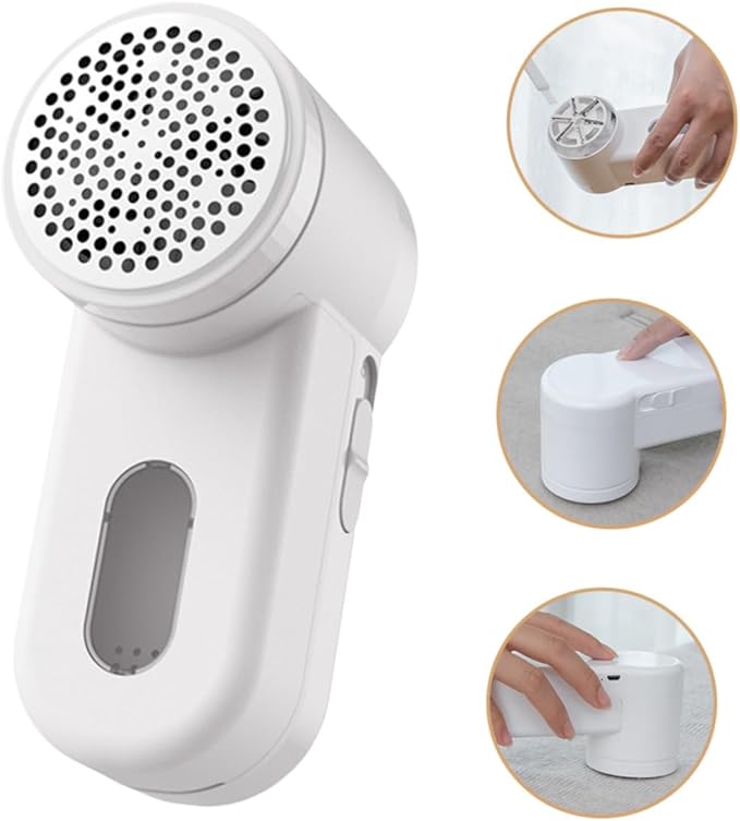 VILLCASE Rechargeable Sweater Pilling Remover and Clothes Pilling Trimmer Fabric Shaver Electric Lint Remover for Sweaters and Household Laundry