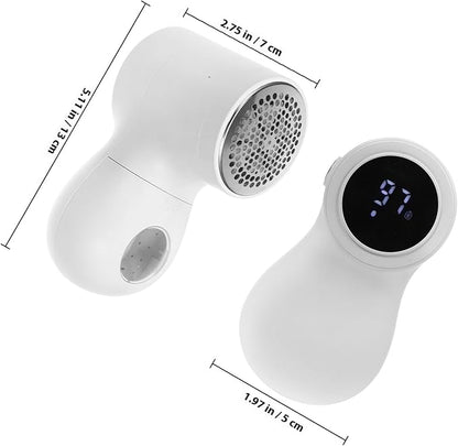 MAGICLULU Fabric Shaver Electric Lint Remover for Clothes and Sweaters Portable Fuzz Remover with USB Rechargeable Battery for Household Laundry and Travel Use