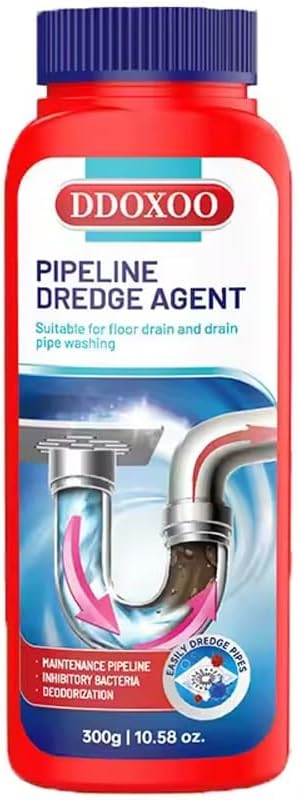 Build Up Remover Drain Clog Remover and Cleaner, Controls Foul Odors & Breaks Down Grease, Paper, Fat & Oil in Sewer Lines, Septic Tanks & Grease Traps, 10.58 oz