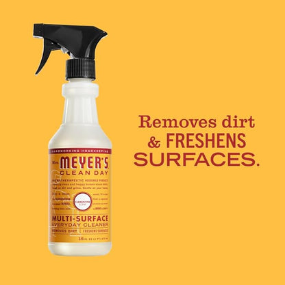 Mrs. MEYER'S CLEAN DAY Multi-Surface Everyday Cleaner,Clementine Scent,16 Fl Oz Bottle,(Pack of 2)